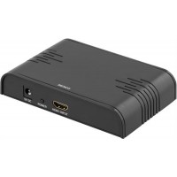 Signalomvandler fra HDMI Standard 19-pin hu til SCART, PAL, svart