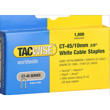 Kabel stifter T18-CT45 10mm Hvit til kabel ø opptil 4,5mm